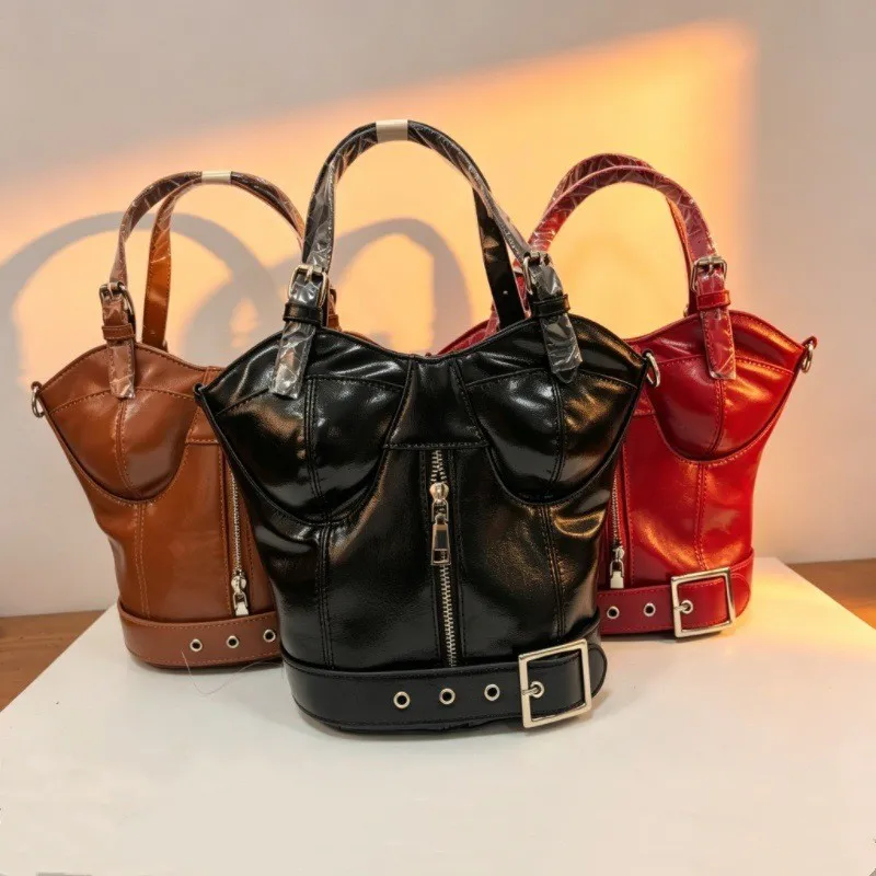Bust-Shaped Corset Bag | Vintage Leather Crossbody Shoulder Bag