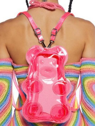 New Arrival Cute Gummy Bear Clear PVC Jelly Backpack for Kids – Travel Crossbody Bag