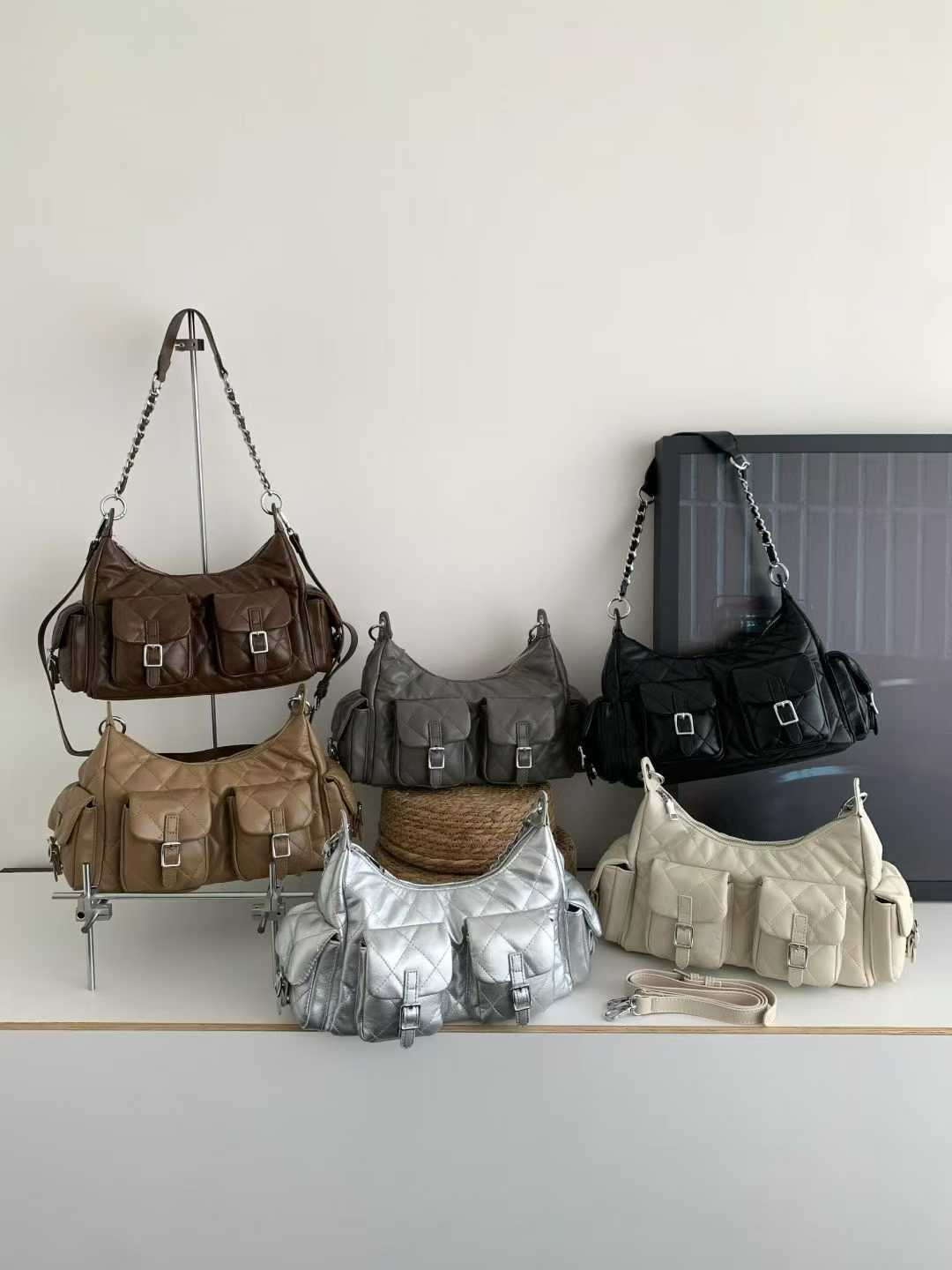 Quilted Chain Tote | Niche Underarm Shoulder Bag