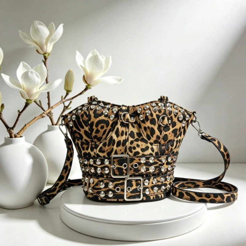 Studded Corset Bust Handbag | Punk Edgy Statement Purse