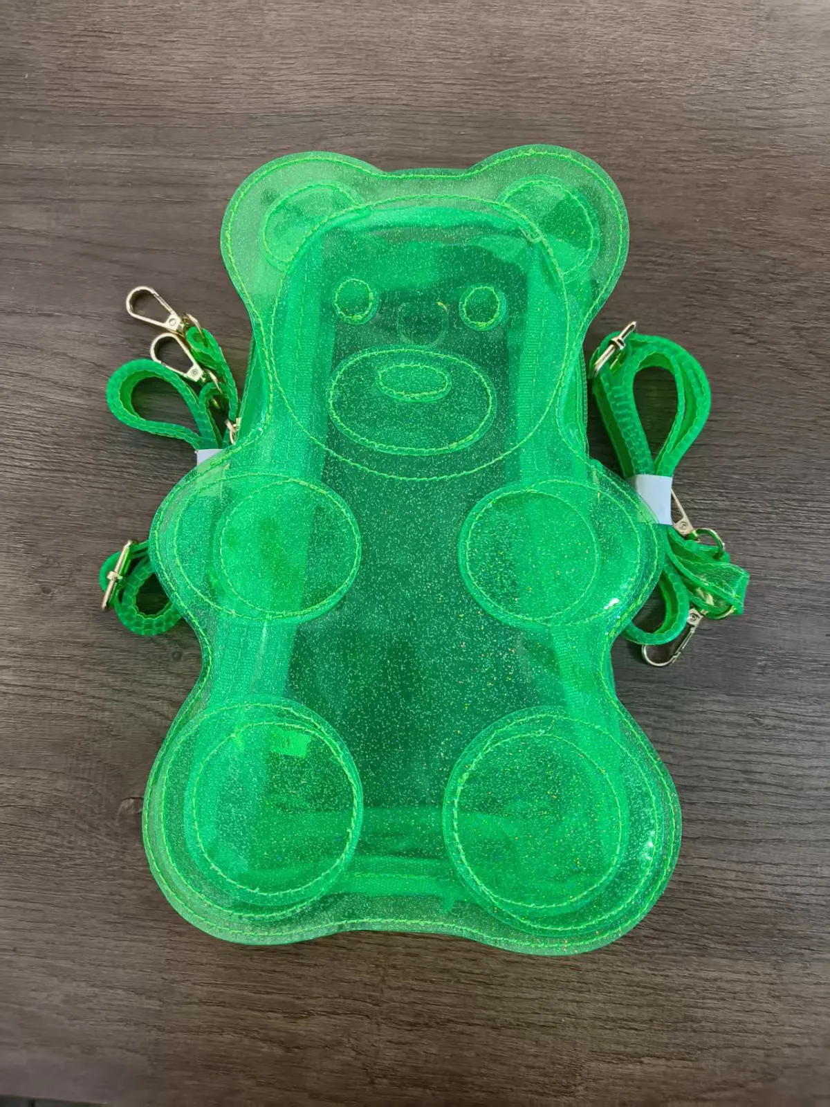 New Arrival Cute Gummy Bear Clear PVC Jelly Backpack for Kids – Travel Crossbody Bag