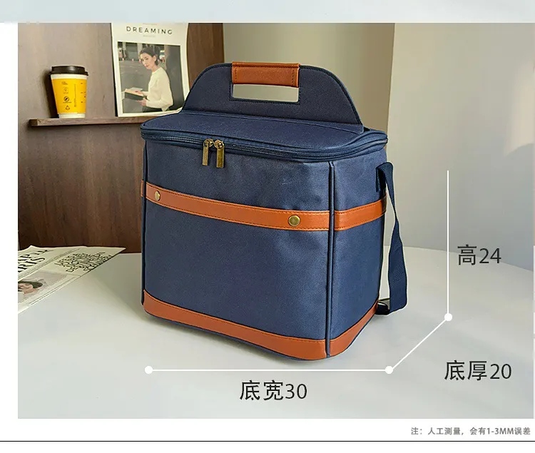 Insulated Picnic Cooler Bag | Large Capacity Oxford Lunch Bag