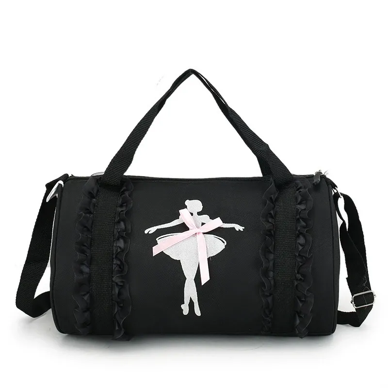 New Arrival Kids Dance Bag for Girls – Latin Ballet Print Backpack, Princess Single Shoulder Dance Bag