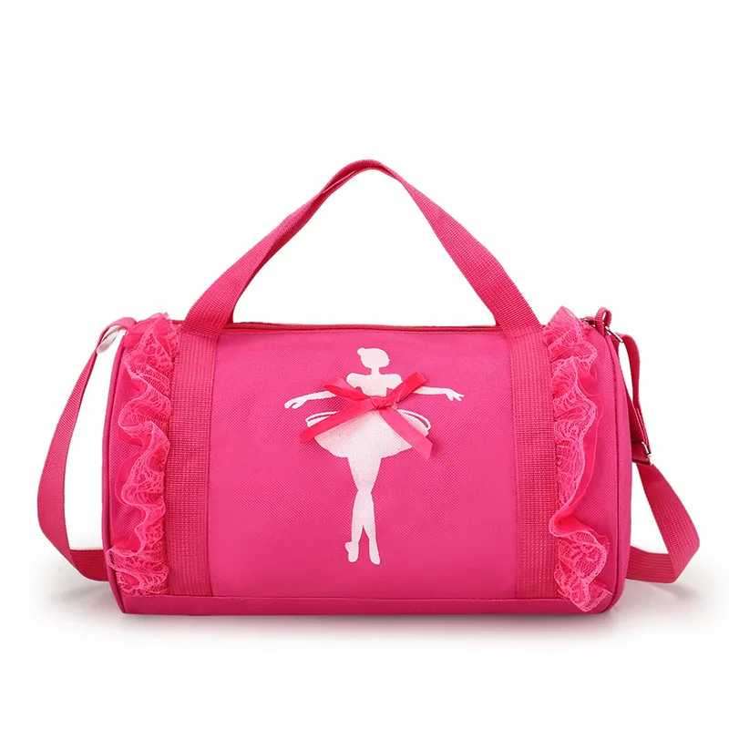 New Arrival Kids Dance Bag for Girls – Latin Ballet Print Backpack, Princess Single Shoulder Dance Bag