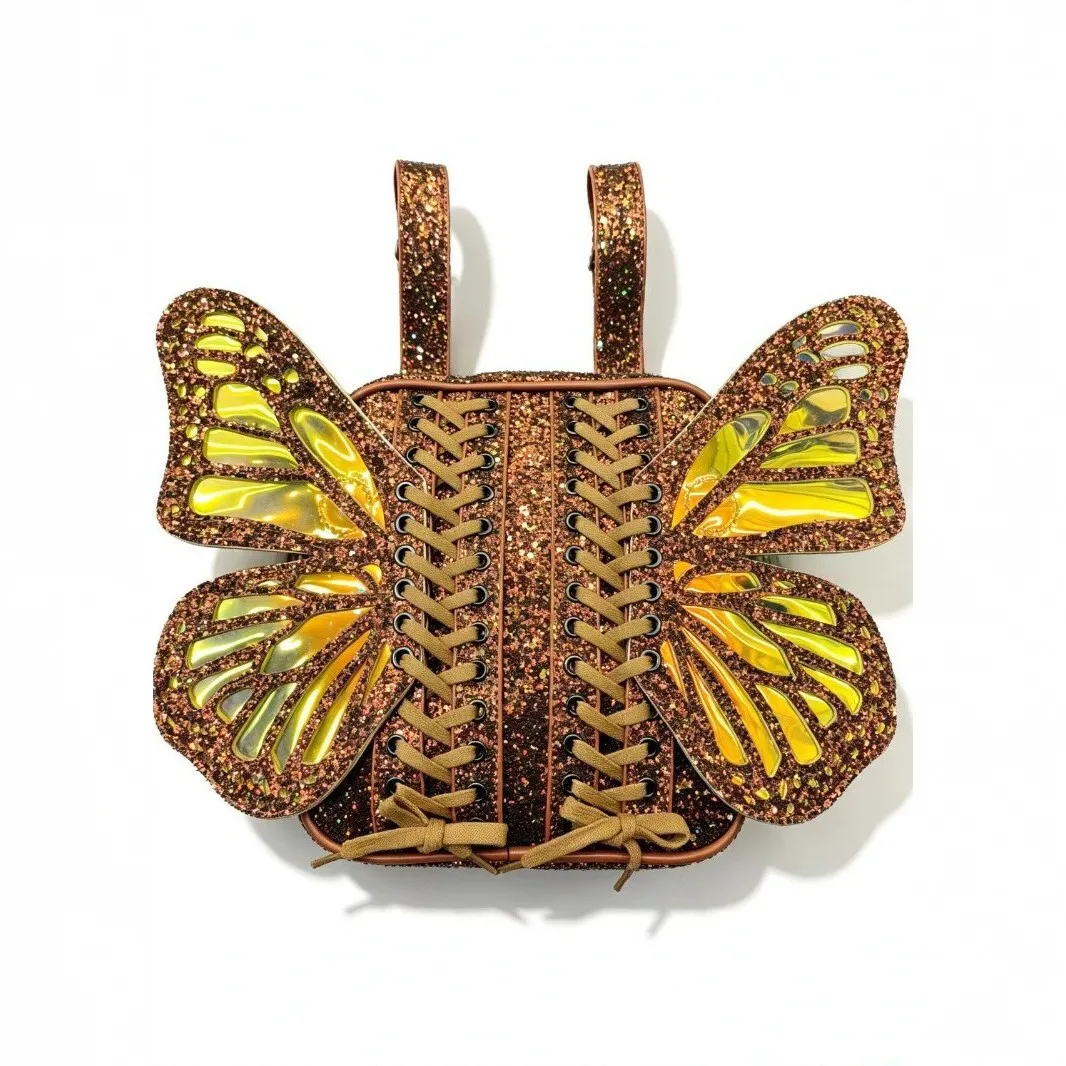 Butterfly Wings Backpack | Cartoon Girls School Bag