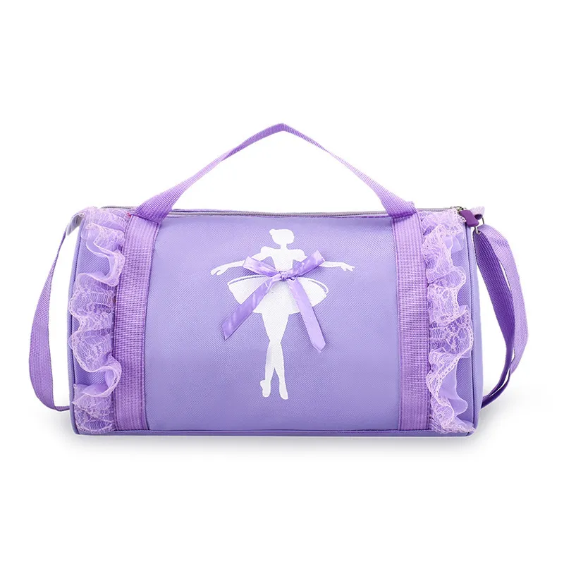 New Arrival Kids Dance Bag for Girls – Latin Ballet Print Backpack, Princess Single Shoulder Dance Bag