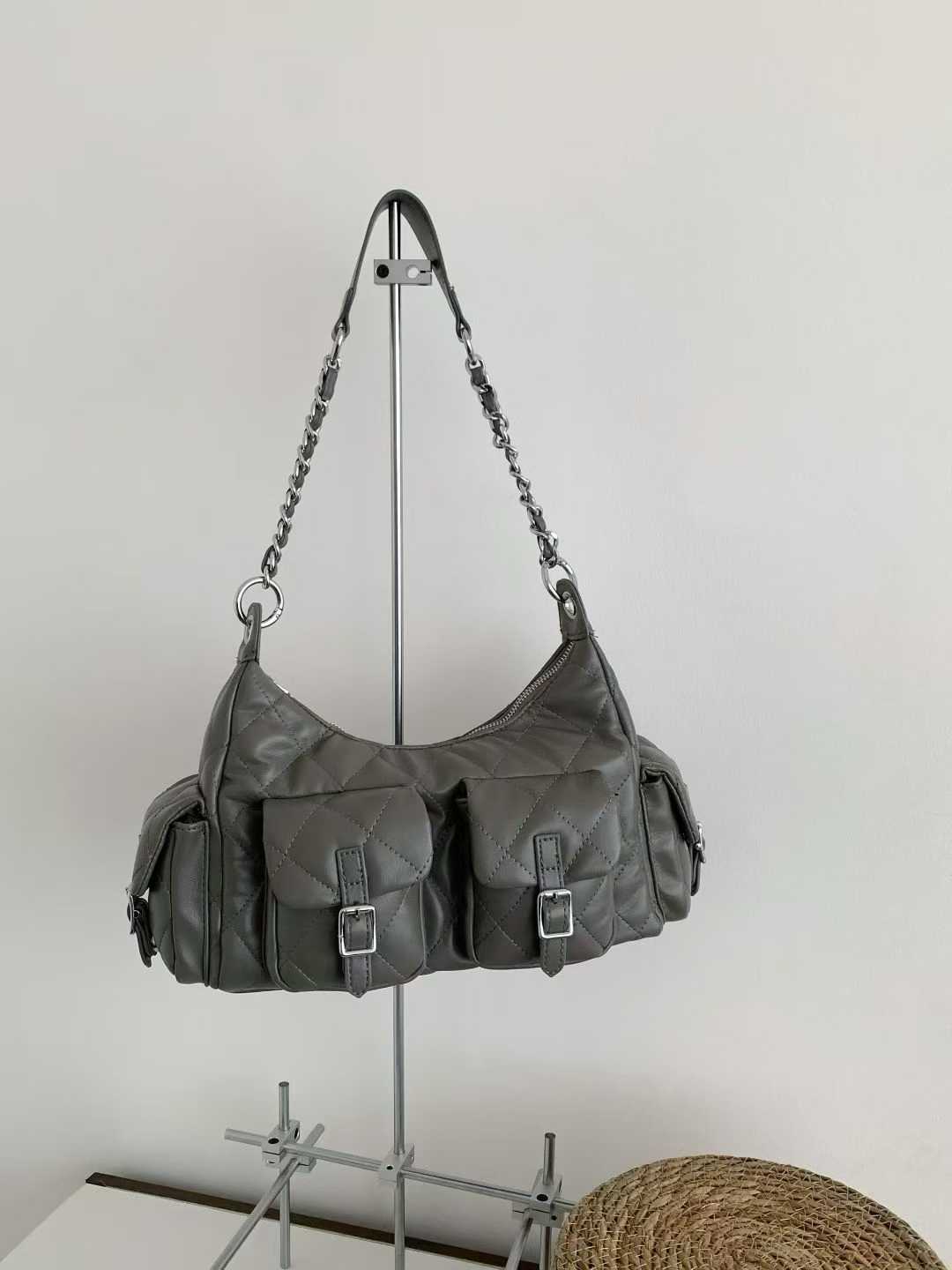 Quilted Chain Tote | Niche Underarm Shoulder Bag