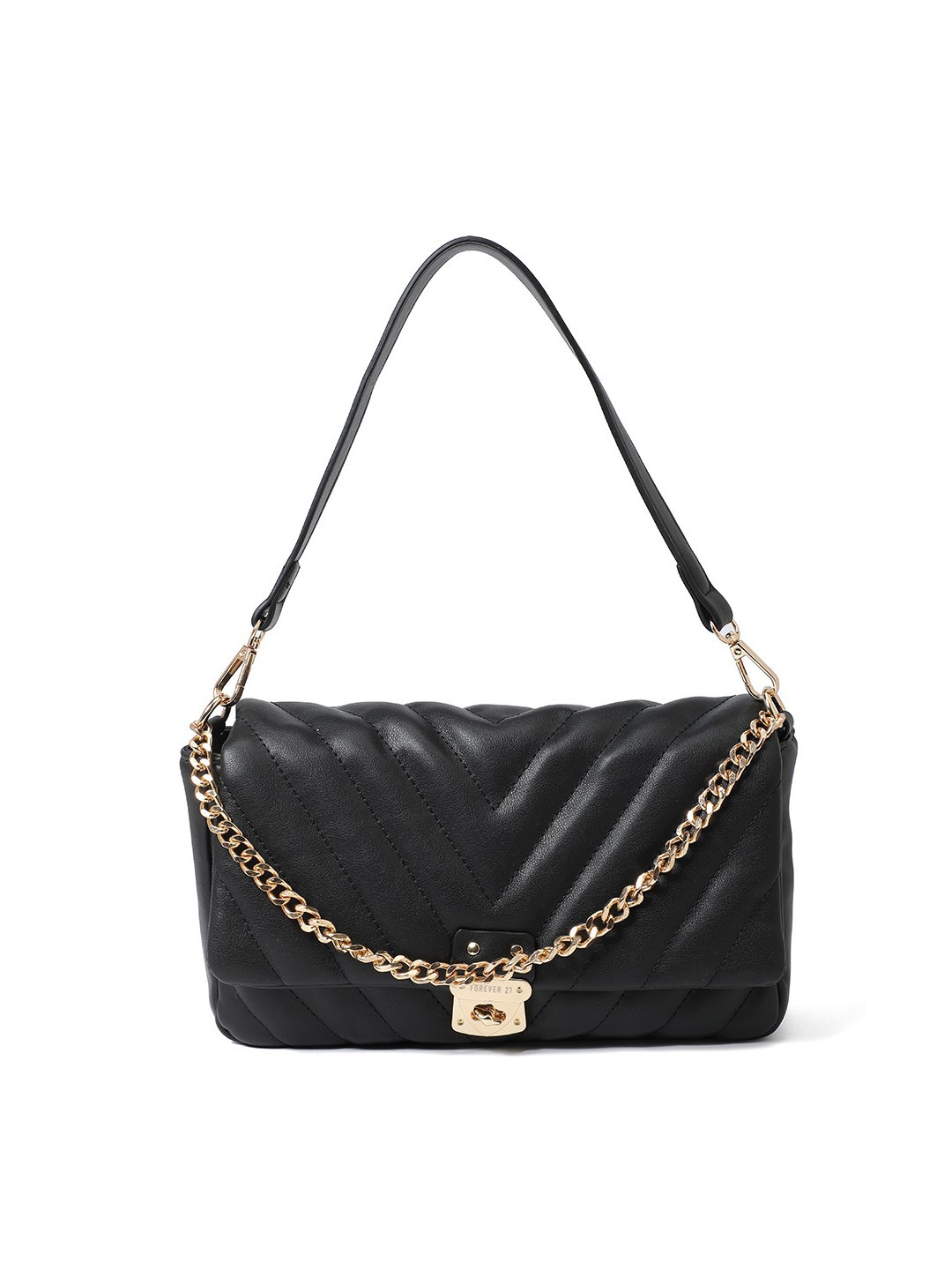 V-Quilted Small Square Bag | French Vintage Chain Shoulder Bag