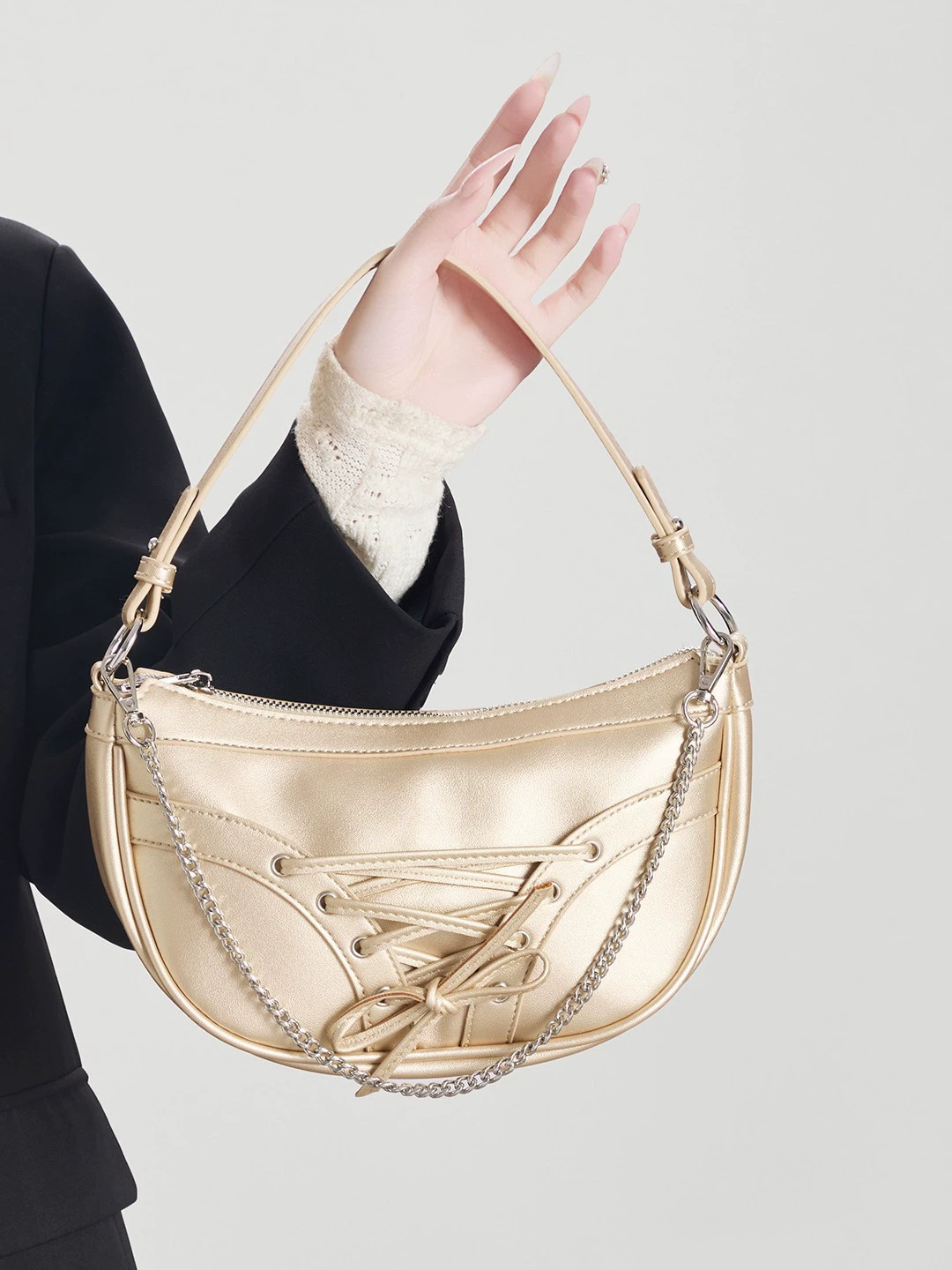 Chain Underarm Bag | Vintage Commute Shoulder Bag