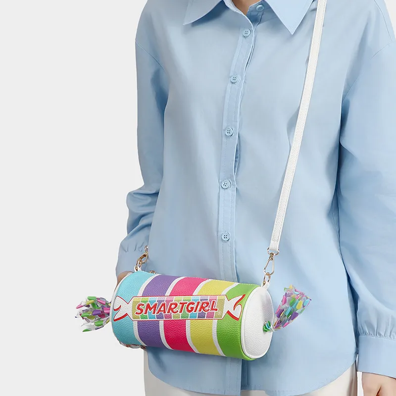 Candy Print Crossbody Bag | Creative Statement Women's Bag