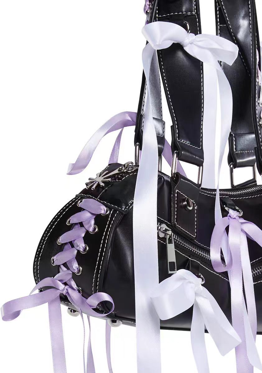 Ribbon Bow Underarm Bag | Premium Niche Shoulder Bag
