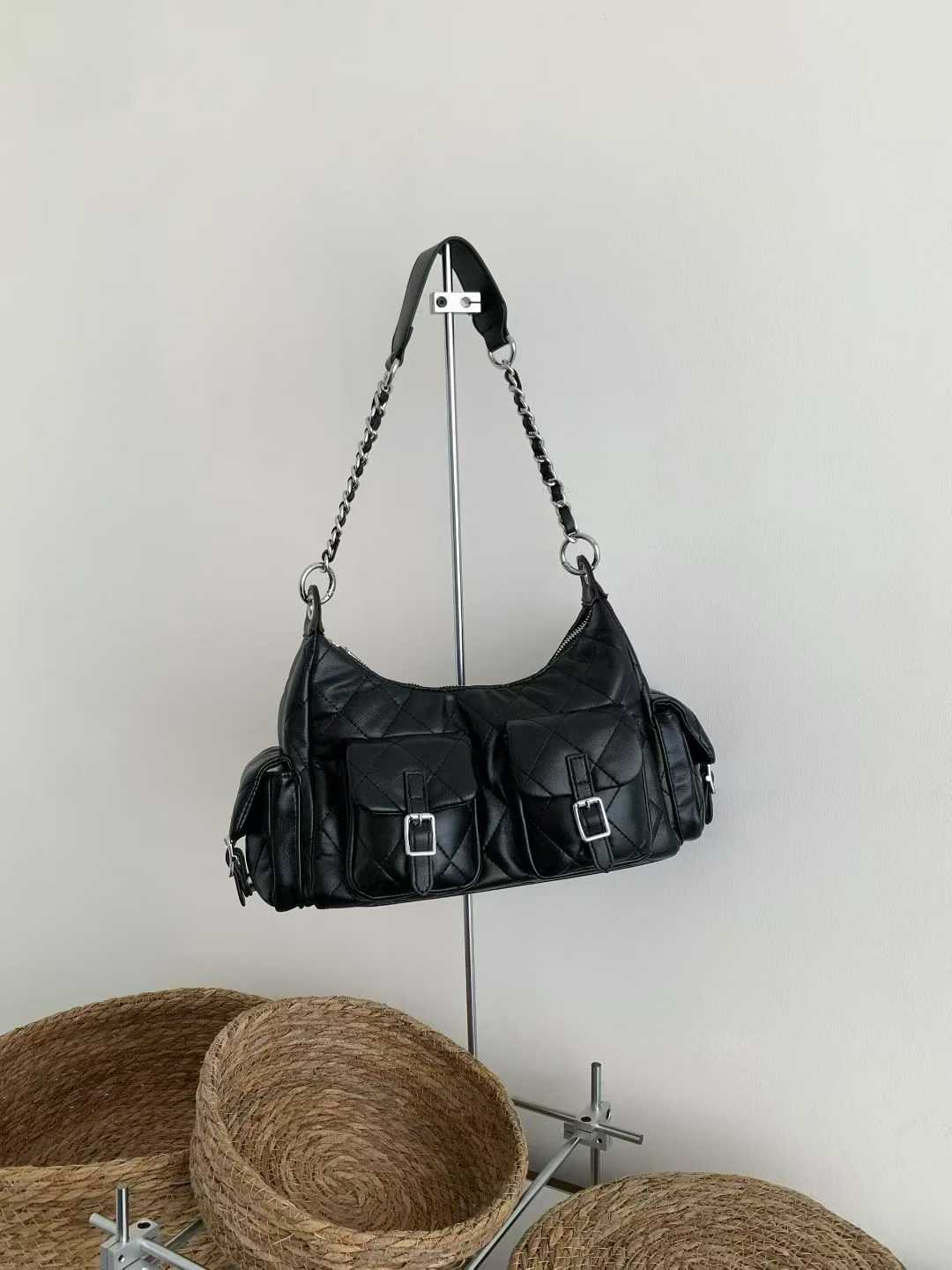 Quilted Chain Tote | Niche Underarm Shoulder Bag