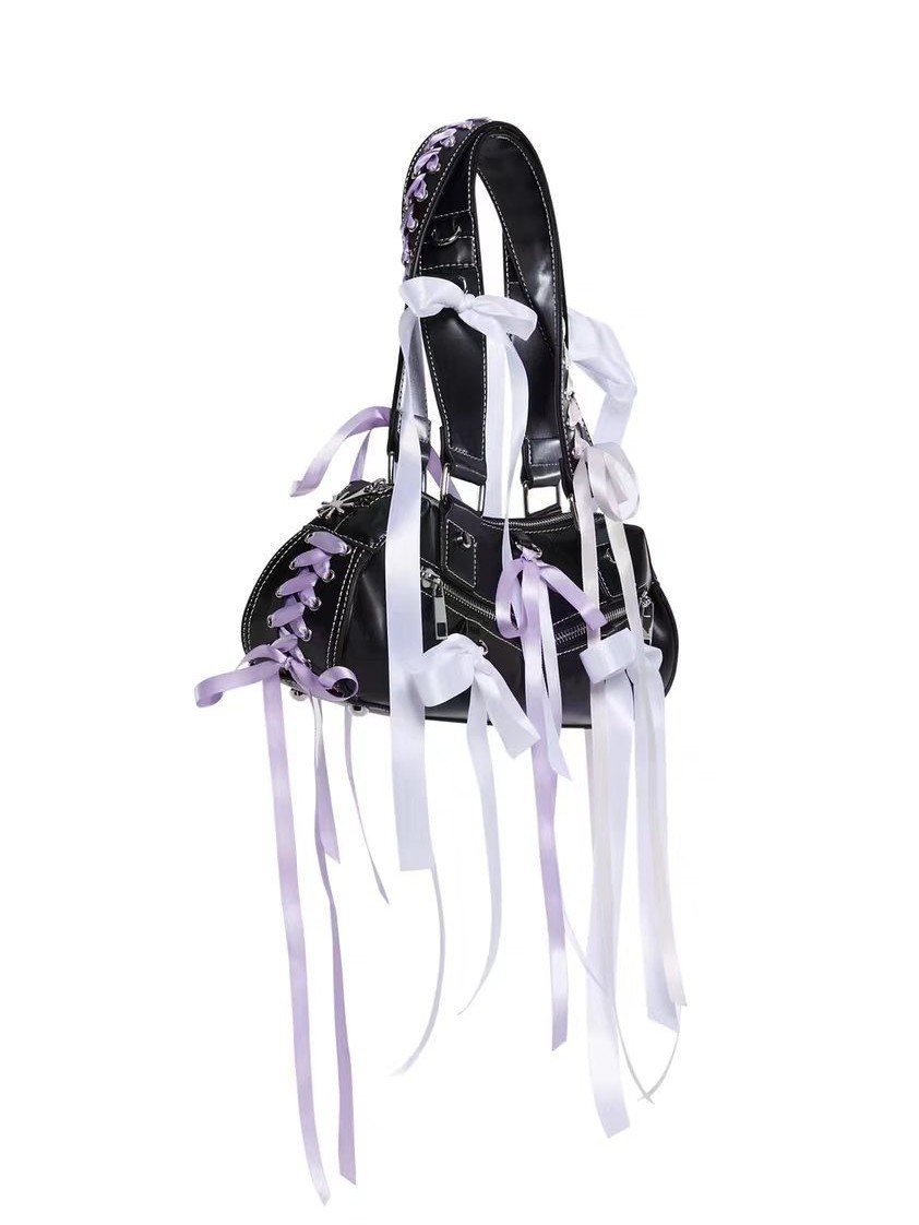 Ribbon Bow Underarm Bag | Premium Niche Shoulder Bag
