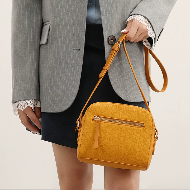 3-Tier Soft Leather Bag | Minimalist Summer Crossbody Bag