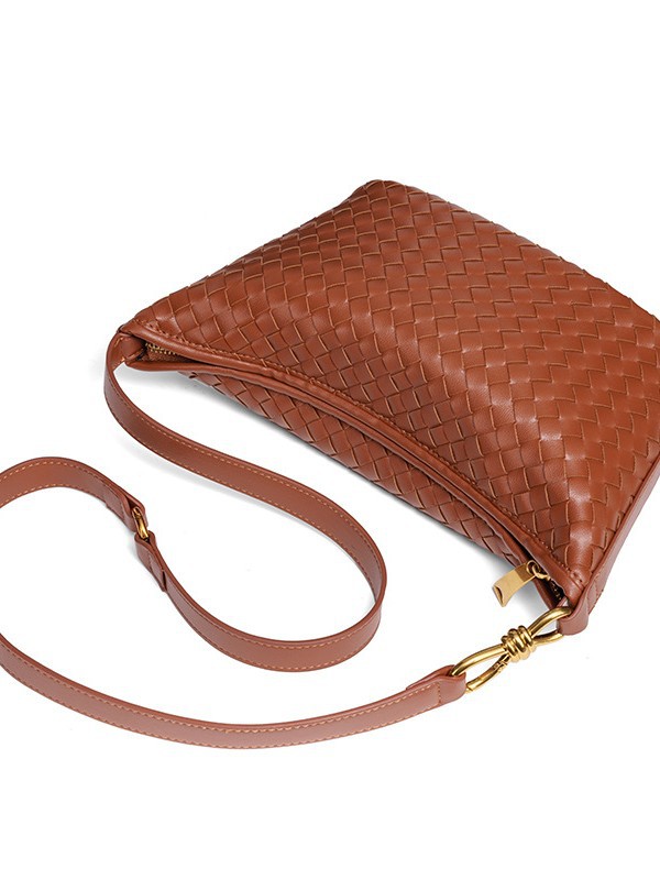 Woven Dumpling Underarm Bag | Minimalist Large Shoulder Bag
