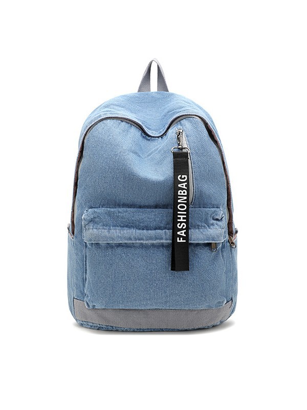 Denim Backpack | Classic Large Capacity Casual Backpack