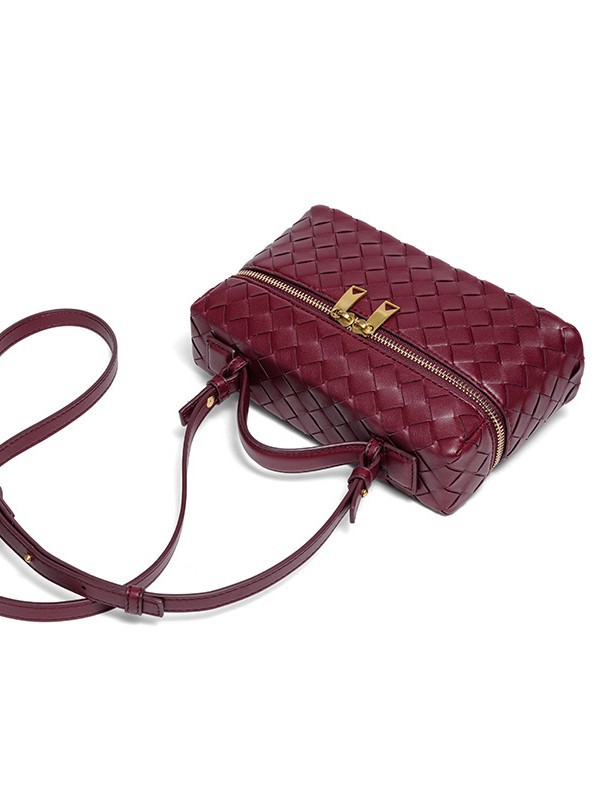 Woven Box Bag | Handwoven Casual Shoulder Bag