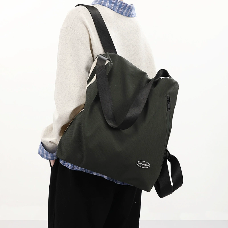 Workwear Striped Backpack | Original Niche Large Capacity Bag