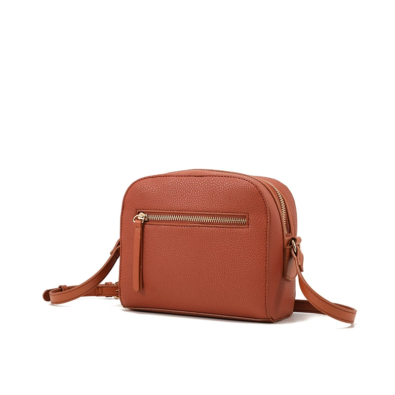 3-Tier Soft Leather Bag | Minimalist Summer Crossbody Bag