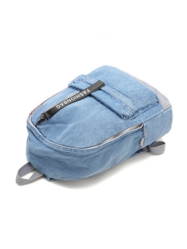 Denim Backpack | Classic Large Capacity Casual Backpack