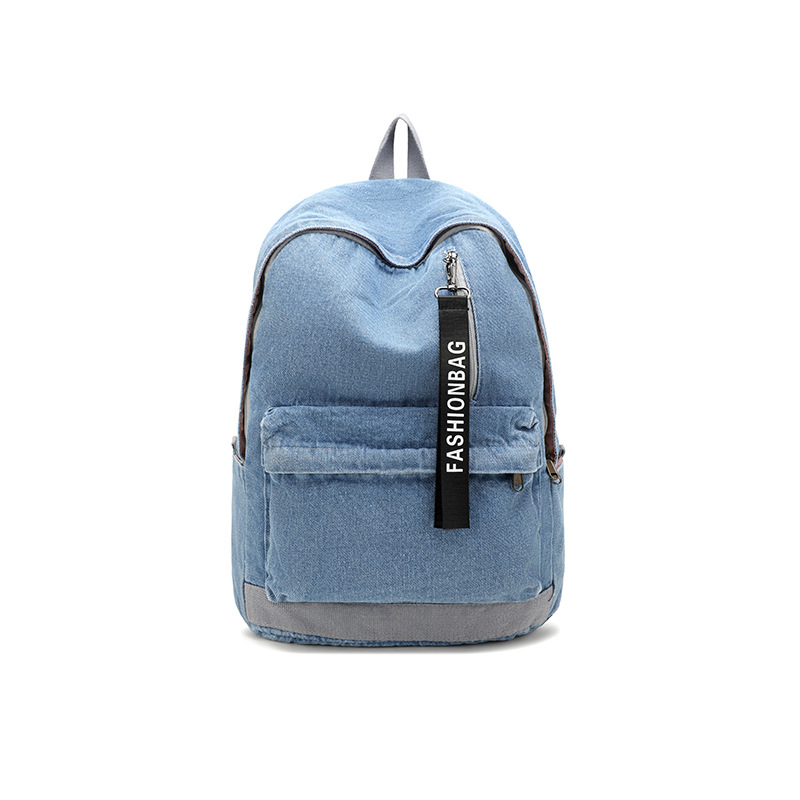 Denim Backpack | Classic Large Capacity Casual Backpack